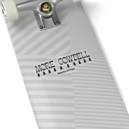 More Cowbell Sticker (Black)