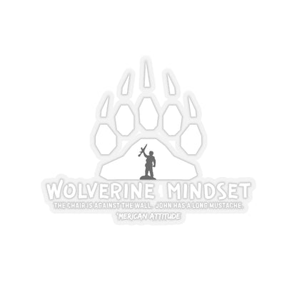 Wolverine Mindset Sticker (White)