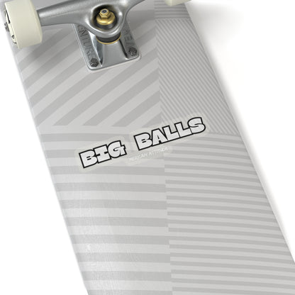 Big Balls Sticker (White)