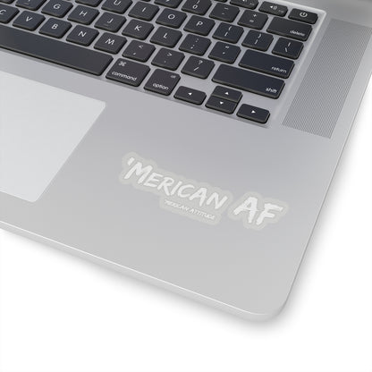 'Merican AF Sticker (White)