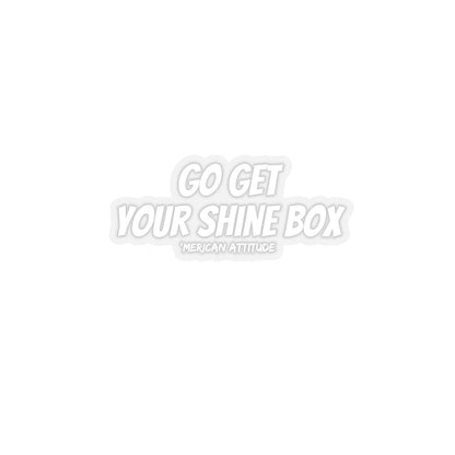Shine Box Sticker (White)