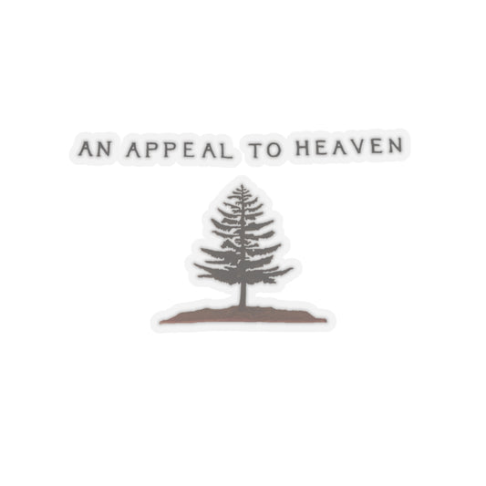 An Appeal To Heaven Sticker (Black)