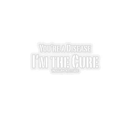 The Cure Sticker (White)