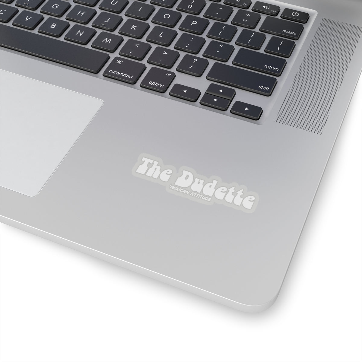 The Dudette Sticker (White)