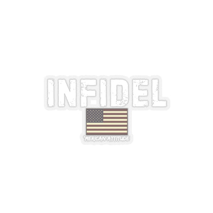 INFIDEL Sticker (White)