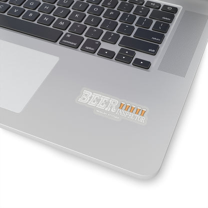 Beer Inspector Sticker (White)