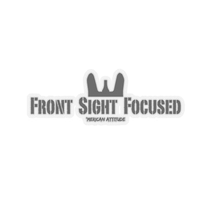 Front Sight Focused Sticker (Black)