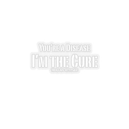 The Cure Sticker (White)