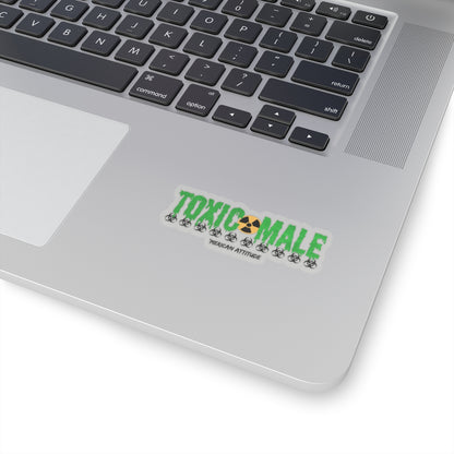 Toxic Male  Sticker (Black)