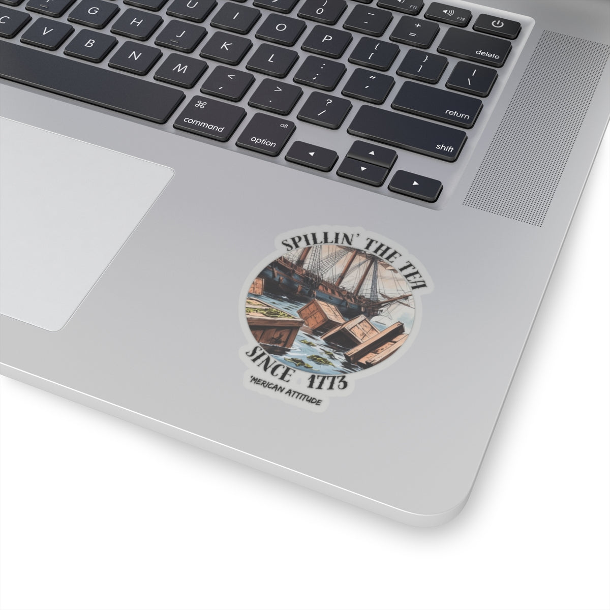 Spillin' The Tea Sticker (Black)