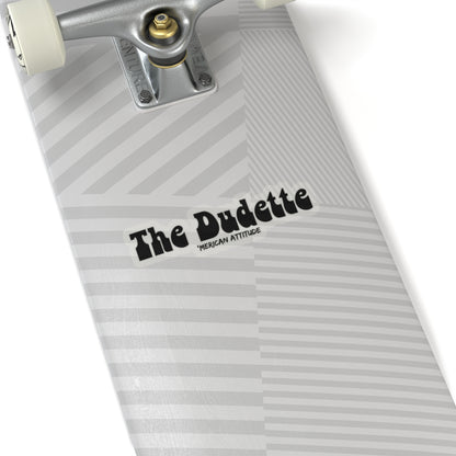 The Dudette Sticker (Black)