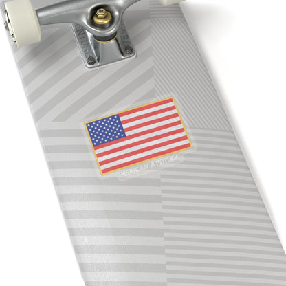 Old Glory Sticker (White)