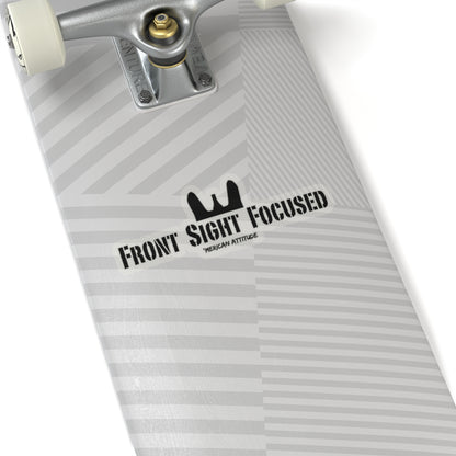 Front Sight Focused Sticker (Black)