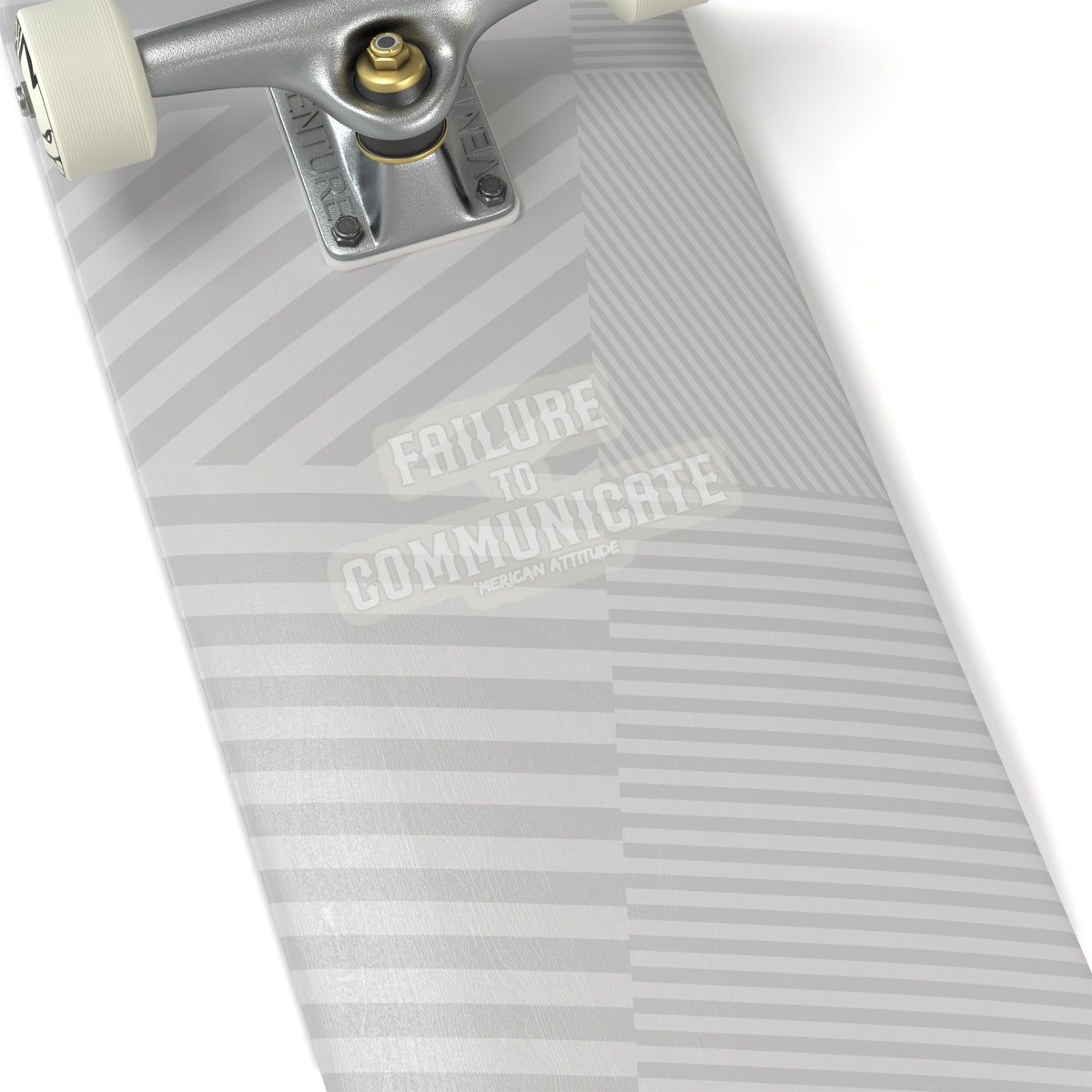 Failure to Communicate Sticker (White)