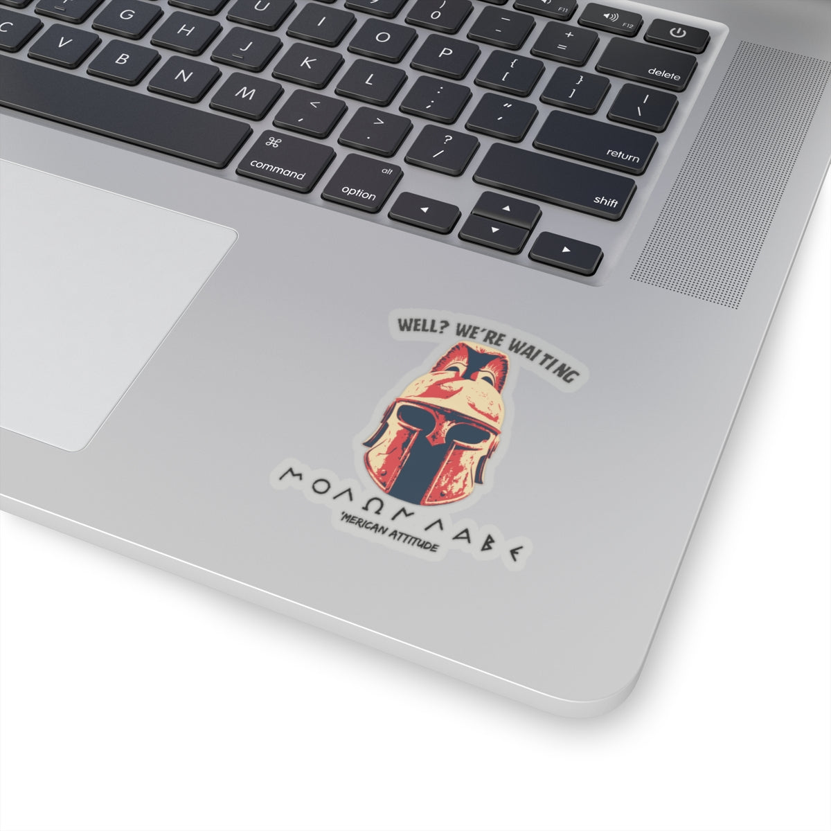 Molon Labe 2 Sticker (Black)