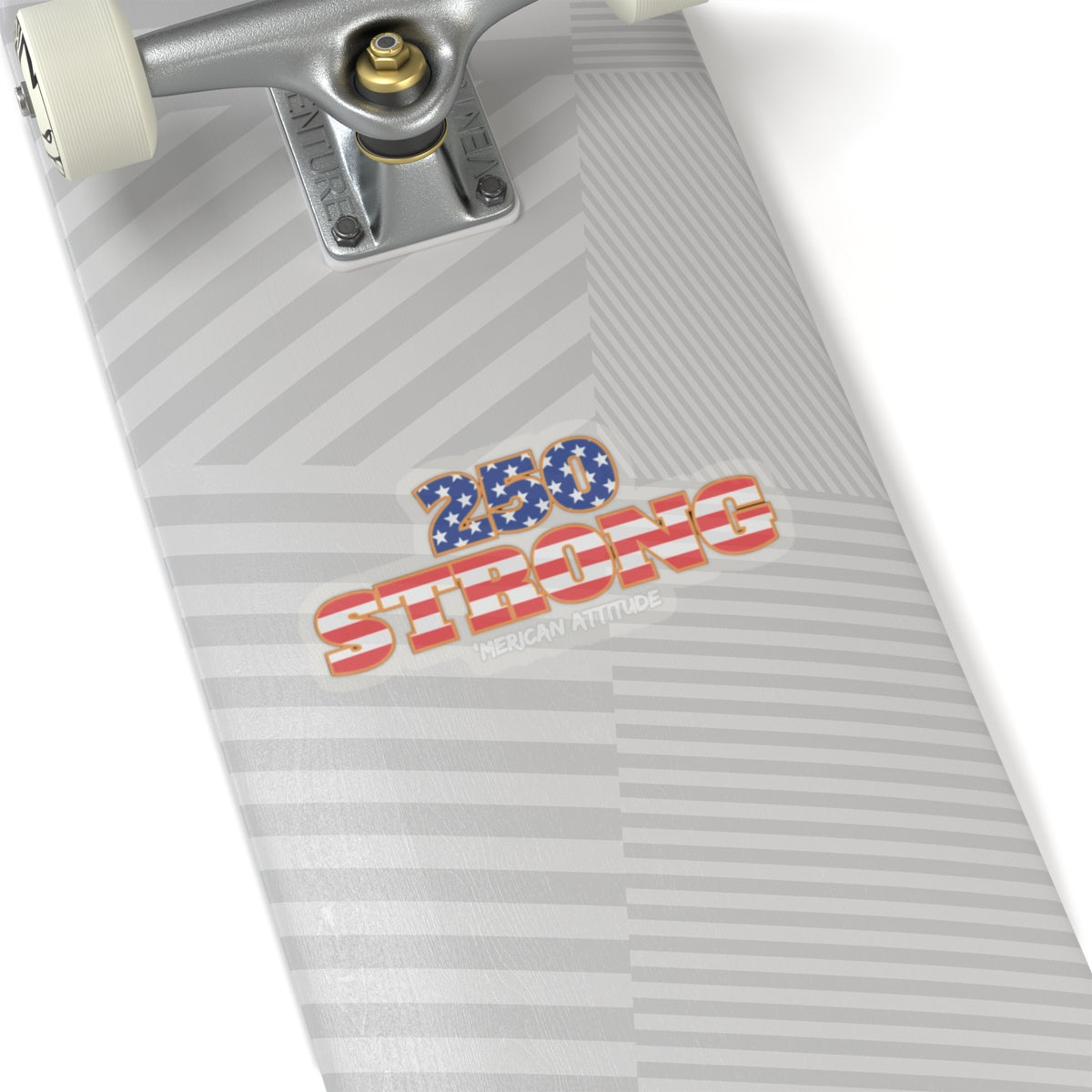 250 STRONG Sticker 2 (White)