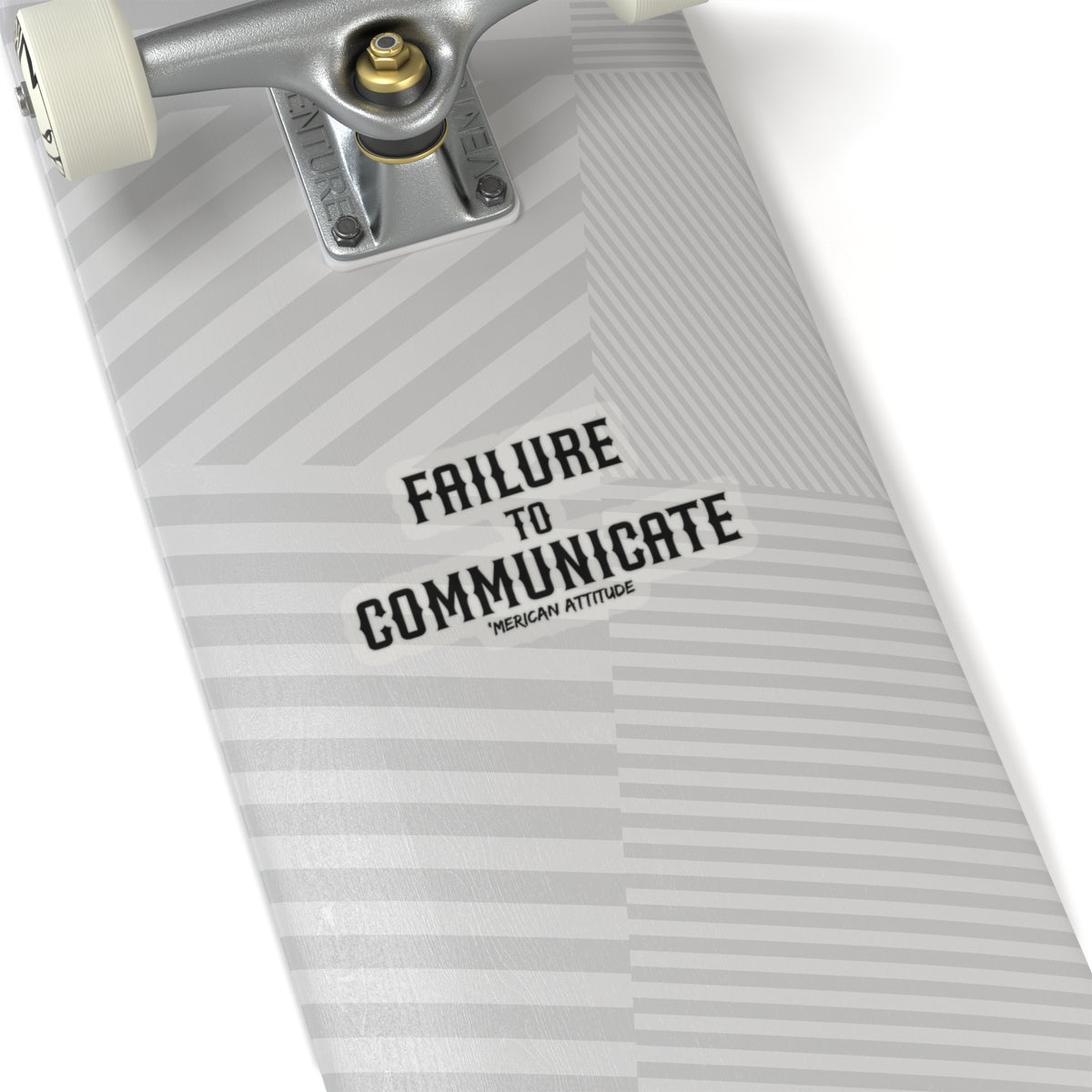 Failure to Communicate Sticker (Black)