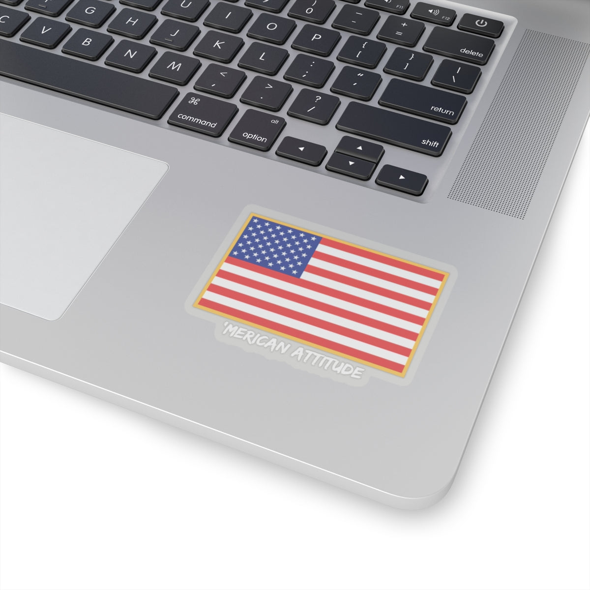 Old Glory Sticker (White)