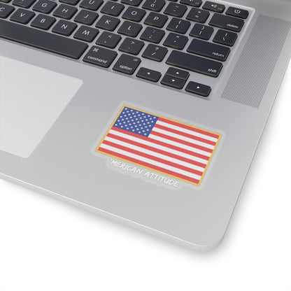 Old Glory Sticker (White)