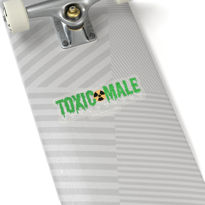 Toxic Male Sticker (White)