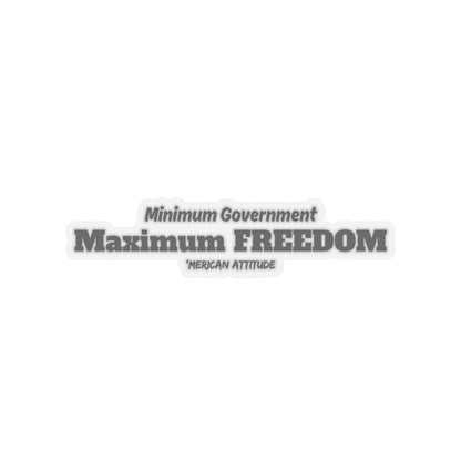 Max Freedom Sticker (Black)