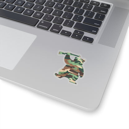 MA Armed Bear Logo Sticker (Camo 1)