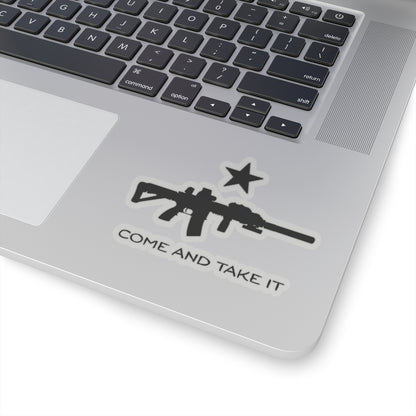 Come And Take It AR Sticker (Black)