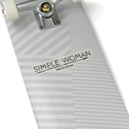 Simple Woman Sticker (Black)