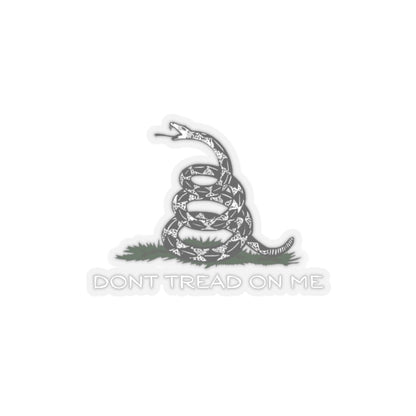 Gadsden Sticker (White)