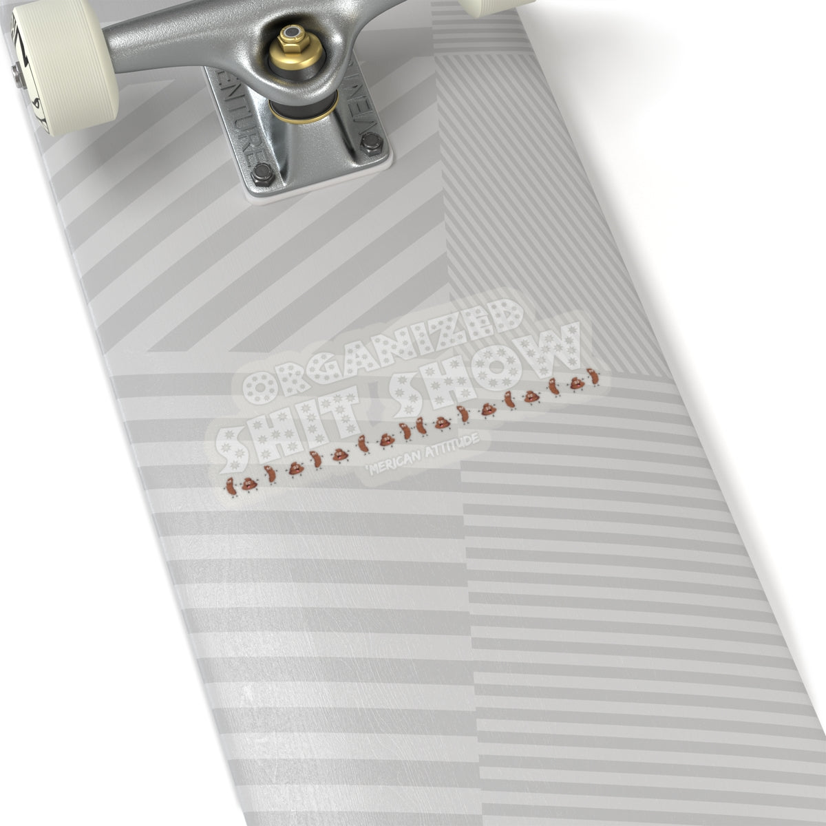 Organized Shit Show Sticker (White)