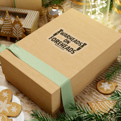 Warheads on Foreheads Sticker (Black)