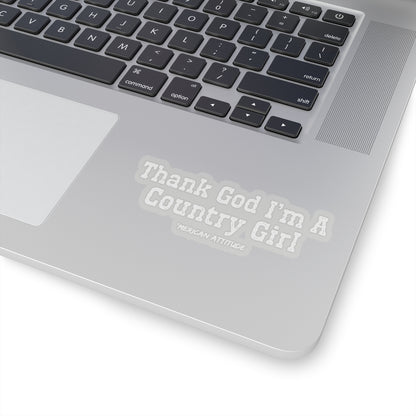 Country Girl Sticker (White)