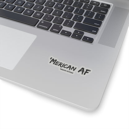 'Merican AF Sticker (Black)