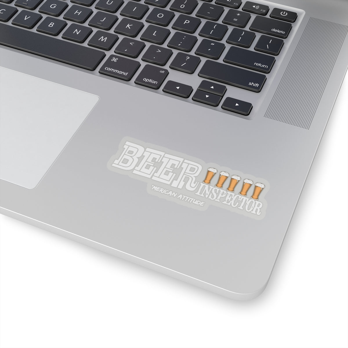 Beer Inspector Sticker (White)
