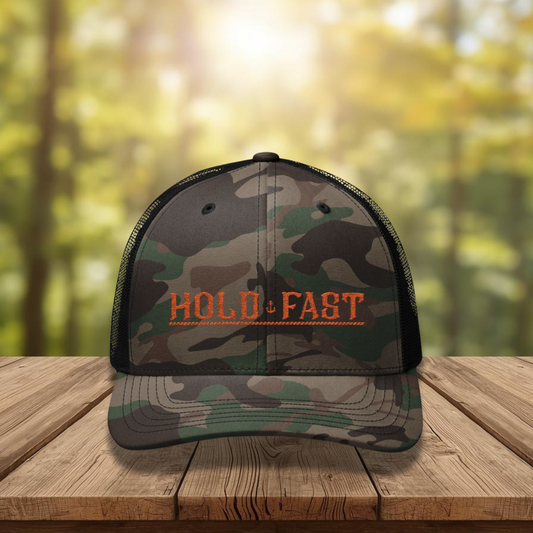 Hold Fast Camo Hat (Snapback)