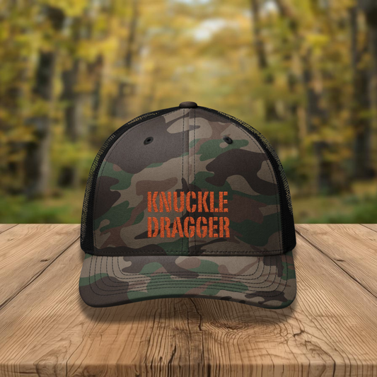 Knuckle Dragger Camo Hat (Snapback)