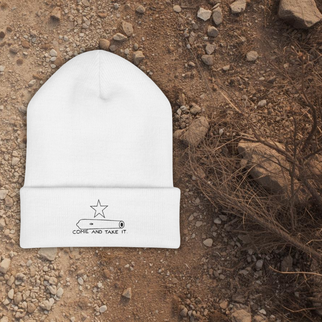 Come And Take It Cannon Beanie 1