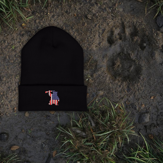 RW&B Bear Armed Beanie