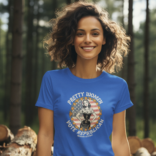 Pretty Women Vote Republican T-shirt (Women)