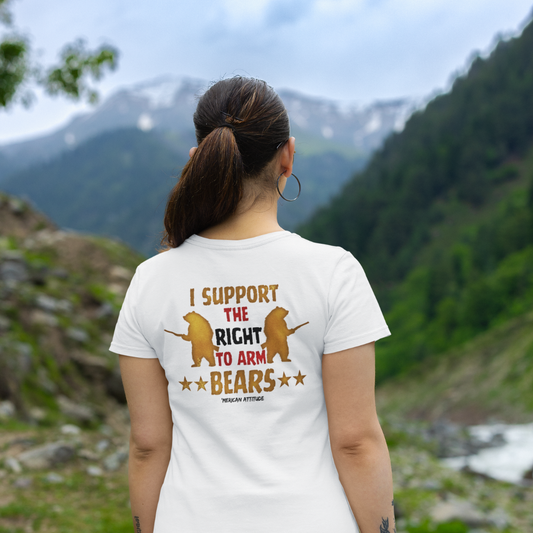 Support The Right To Arm Bears T-shirt (Women)