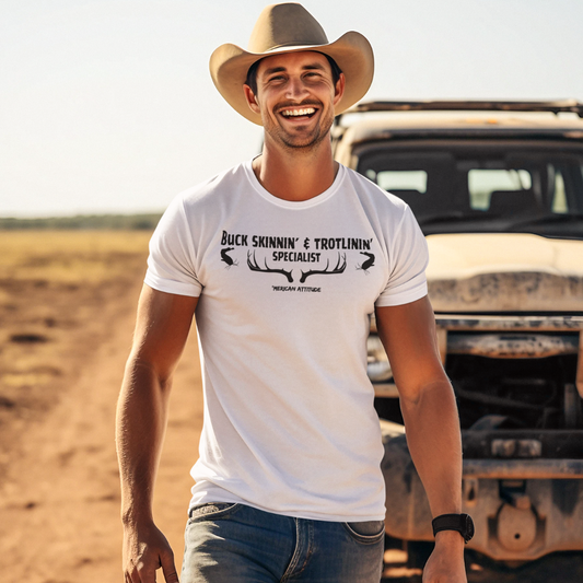 Buck Skinnin' & Trotlinin' T-Shirt