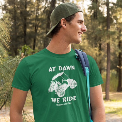 At Dawn We Ride (Golf) T-Shirt
