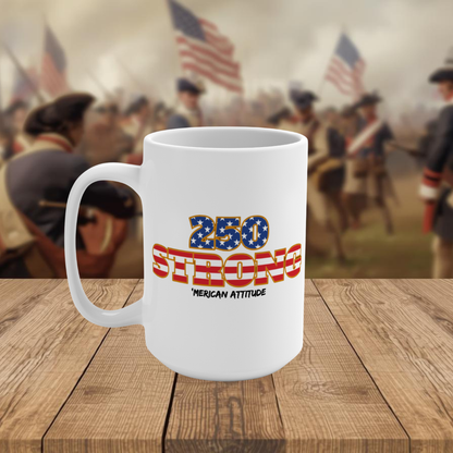 250 STRONG 15oz Mug (White)