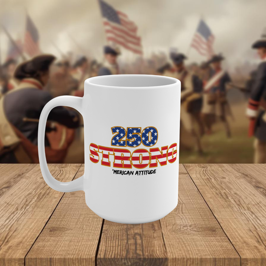 250 STRONG 15oz Mug (White)