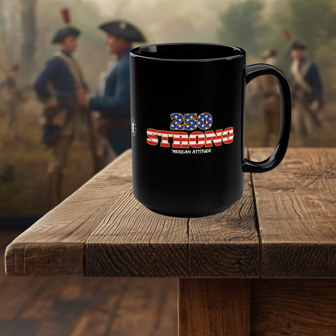 250 STRONG 15oz Mug (Black)