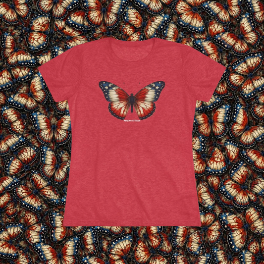 'Merican Butterfly 1 T-shirt (Women)