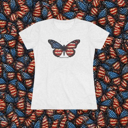'Merican Butterfly 2 T-shirt (Women)