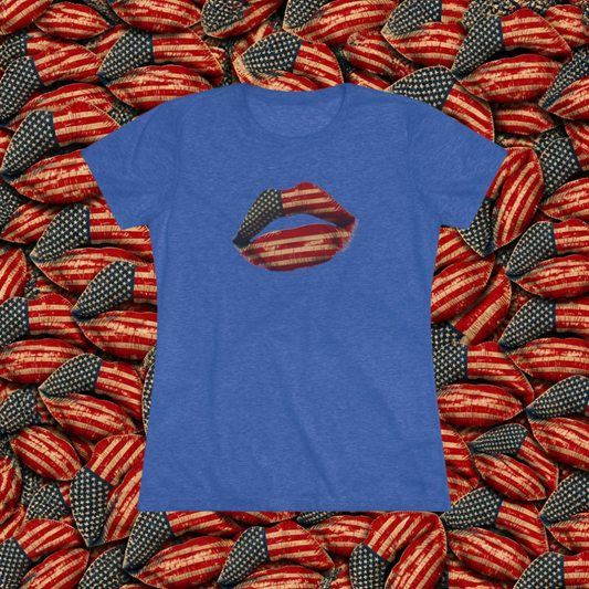'Merican Kiss T-shirt (Women)