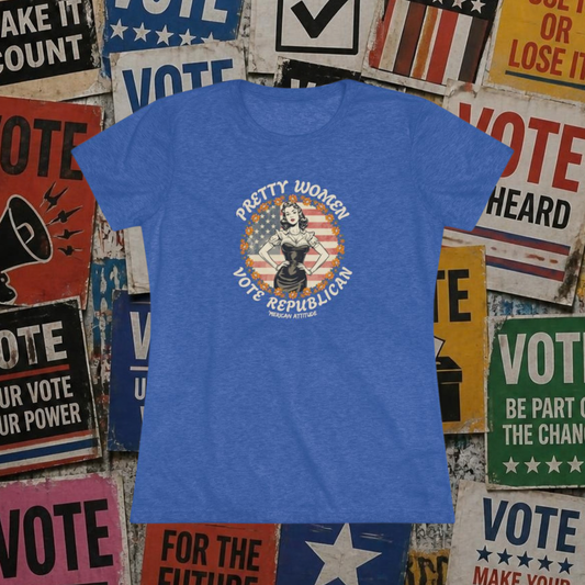 Pretty Women Vote Republican T-shirt (Women)