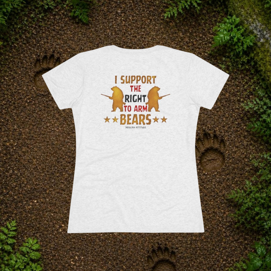 Support The Right To Arm Bears T-shirt (Women)